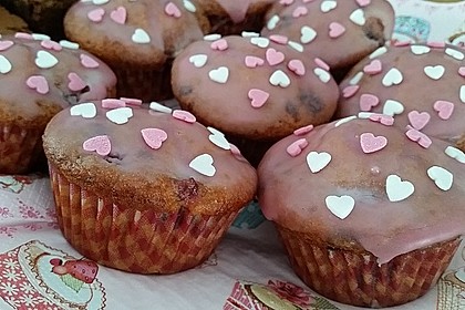 Stracciatella - Kirsch Muffins 3