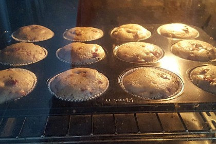 Stracciatella - Kirsch Muffins 1