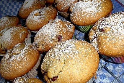 Stracciatella - Kirsch Muffins