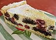 Mohn - K&auml;sekuchen mit Kirschen