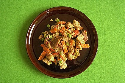 Bunte �Altes Brot� � Paprika � Pfanne