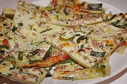 Herzhafte Lauchecken 5