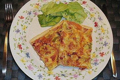 Herzhafte Lauchecken 9