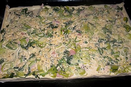 Herzhafte Lauchecken 10