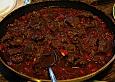 Gulasch mit Preiselbeeren