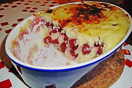 Grießauflauf mit Obst 5