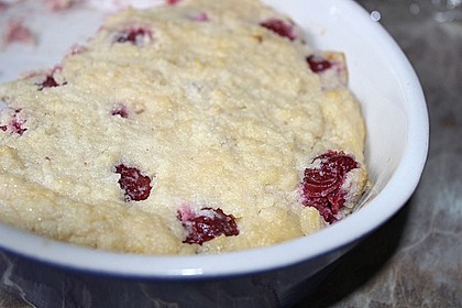 Grießauflauf mit Obst 2
