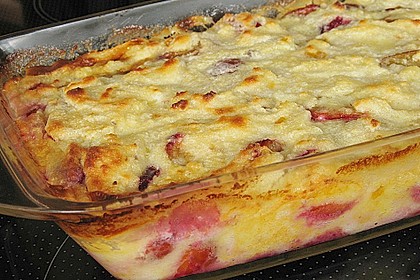 Grießauflauf mit Obst 3