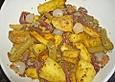 W&uuml;rziger Kartoffelsalat mit Dressing
