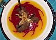 Choco - Crossie - Mousse mit Fruchtsauce