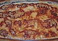 Kartoffelgratin mit Lauch und Oliven