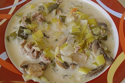 K&auml;se - Lauch  -Suppe