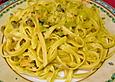 Tagliatelle mit Lachs - Safran - Sahne - Sauce