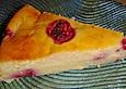 K&auml;sekuchen mit Brombeeren