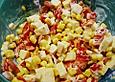 Paprika - K&auml;se - Mais - Salat