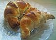 Einfaches Schokocroissant