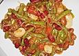 Bohnensalat Dreierlei mit feurigem Dressing