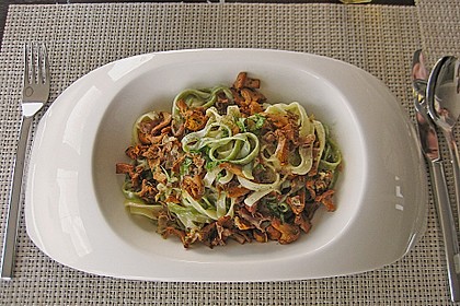 Tagliatelle mit Sahne-Pilzsauce 11