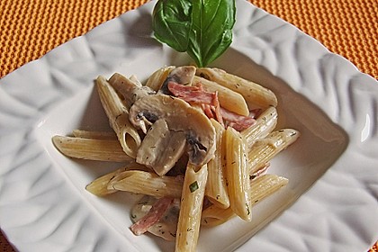 Tagliatelle mit Sahne-Pilzsauce 21