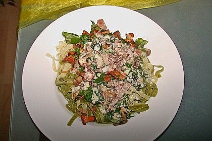 Tagliatelle mit Sahne-Pilzsauce 28