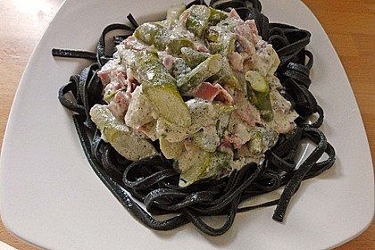 Tagliatelle mit Sahne-Pilzsauce 35