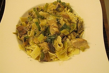 Tagliatelle mit Sahne-Pilzsauce 33