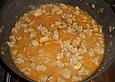 Kartoffelbrei und Gehacktesstippe