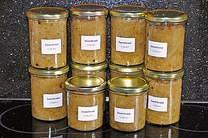 Sauerkraut einkochen