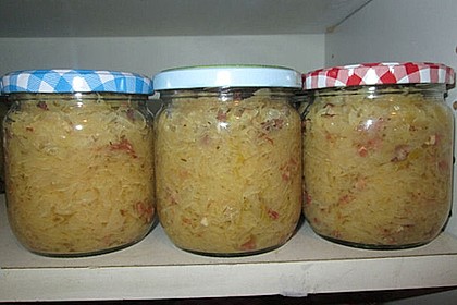 Sauerkraut einkochen 2