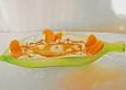 Flambierte Bananen auf Eis