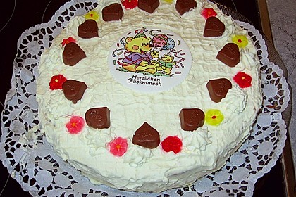 Milka - Herzen - Torte 14