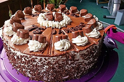 Milka - Herzen - Torte