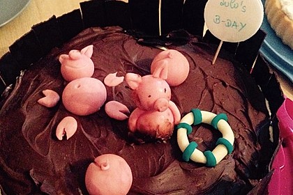 Milka - Herzen - Torte 1