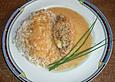 H&auml;hnchenfilet mit Pfirsichso&szlig;e