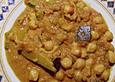 Indische, w&uuml;rzige Kichererbsenpfanne