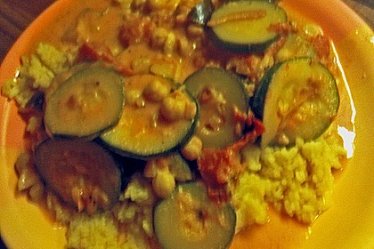Indische, w&uuml;rzige Kichererbsenpfanne 2