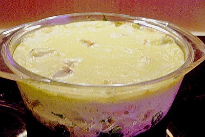 &Uuml;berbackener Lachs 1