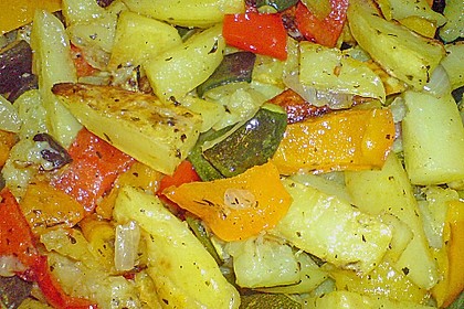 Mediterrane 24 h - Ofen - Kartoffelecken 14