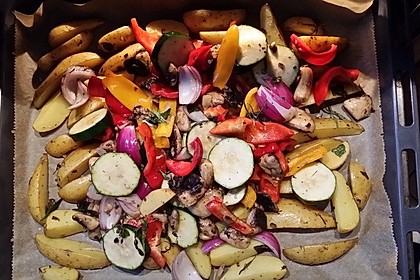 Mediterrane 24 h - Ofen - Kartoffelecken 5