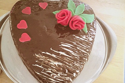 Frosting / Glasur mit Schokolade und Sahne 6