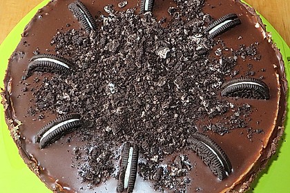 Frosting / Glasur mit Schokolade und Sahne 3
