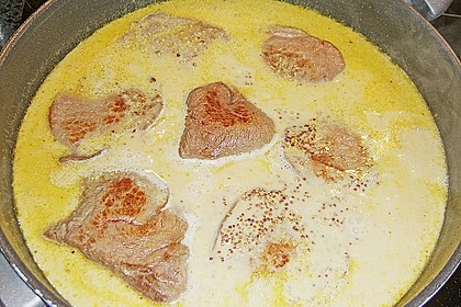 Kalbsmedaillon in Senfsauce 2