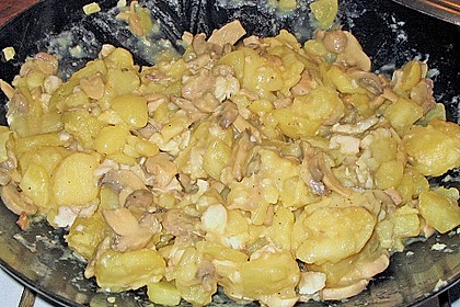 Fischpfanne mit Champignons 1