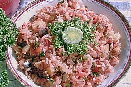 Tomatenreis mit Auberginen 1