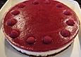 Mohntorte mit Topfencreme und Himbeerguss