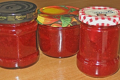 Dunkle Erdbeer - Konfit&uuml;re