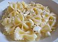 Zitronennudeln mit Mozzarella