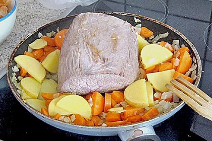 Rinderbraten auf italienische Art