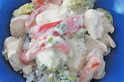 Schnelles Thai - Curry mit Huhn, Paprika und feiner Erdnussnote 5