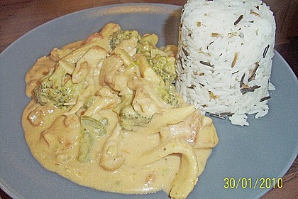 Schnelles Thai - Curry mit Huhn, Paprika und feiner Erdnussnote 20